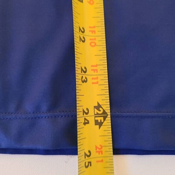 NWT EP Pro Womens Short Sleeve Exploded Dash Stripe Print Zip Golf Polo Top L - Picture 10 of 13